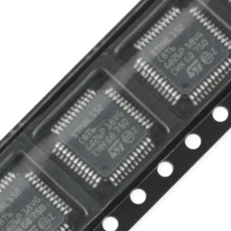 10PCS STM8L152C8T6 LQFP-48 16MHz/64KBFlash Memory/8-bit Microcontroller-MCU Original Genuine Microcontroller IC Chips