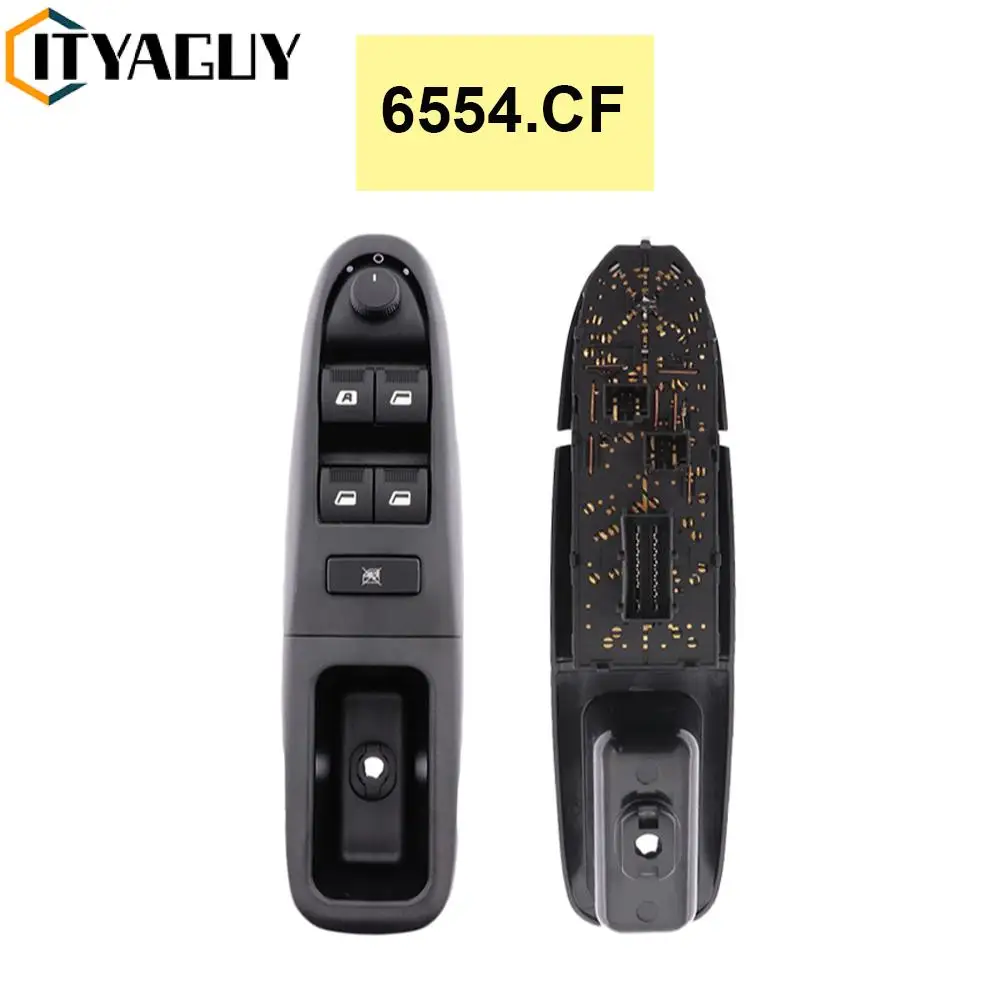 6554.CF 6554CF For Peugeot 406 8B Baujahr 1995-2004 Car Front Left Driver Side Electronic Master Window Control Switch