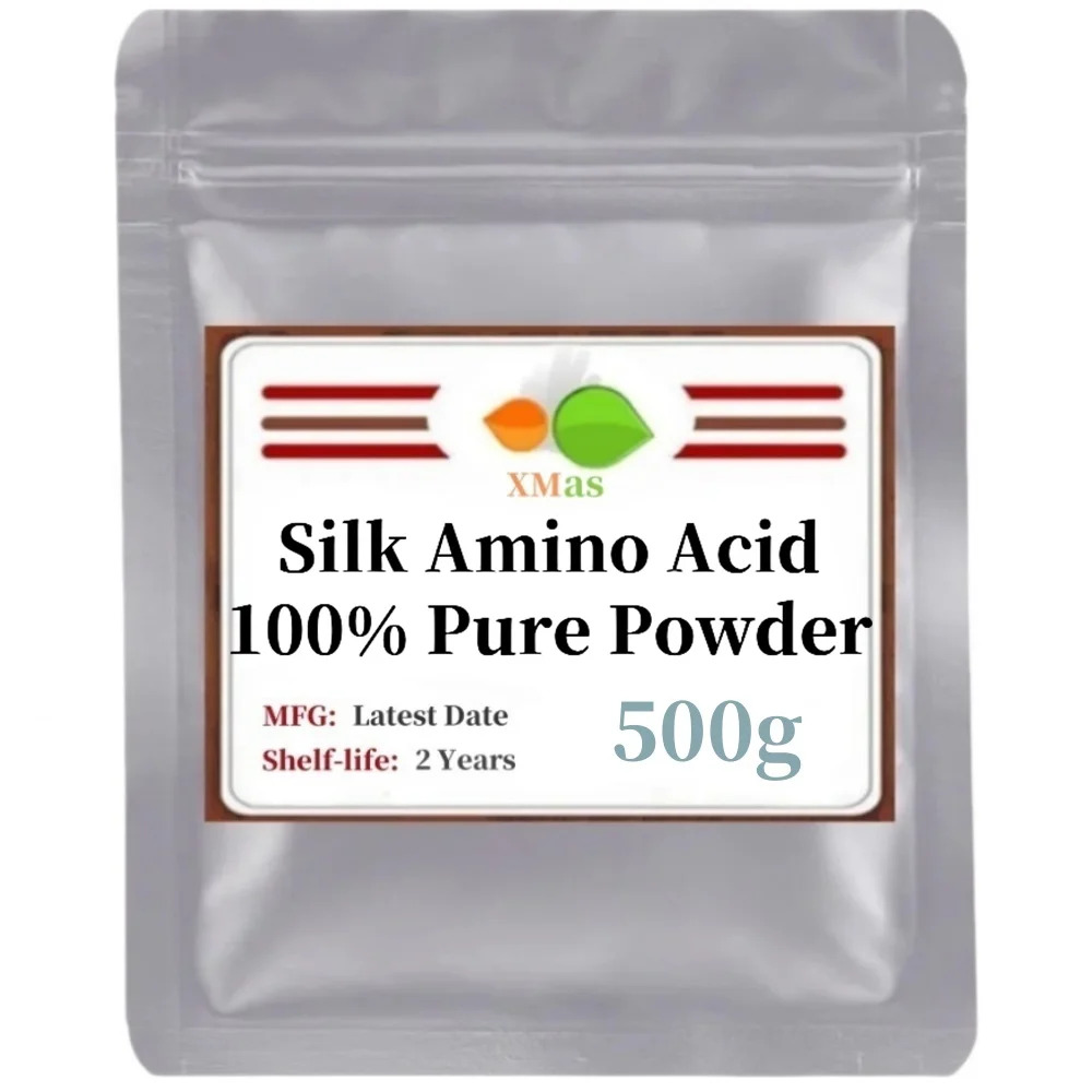 Fibroína de aminoácidos de seda de calidad, péptido de seda, hidrolatos, proteína de seda, proteína de seda, 50g-1000g