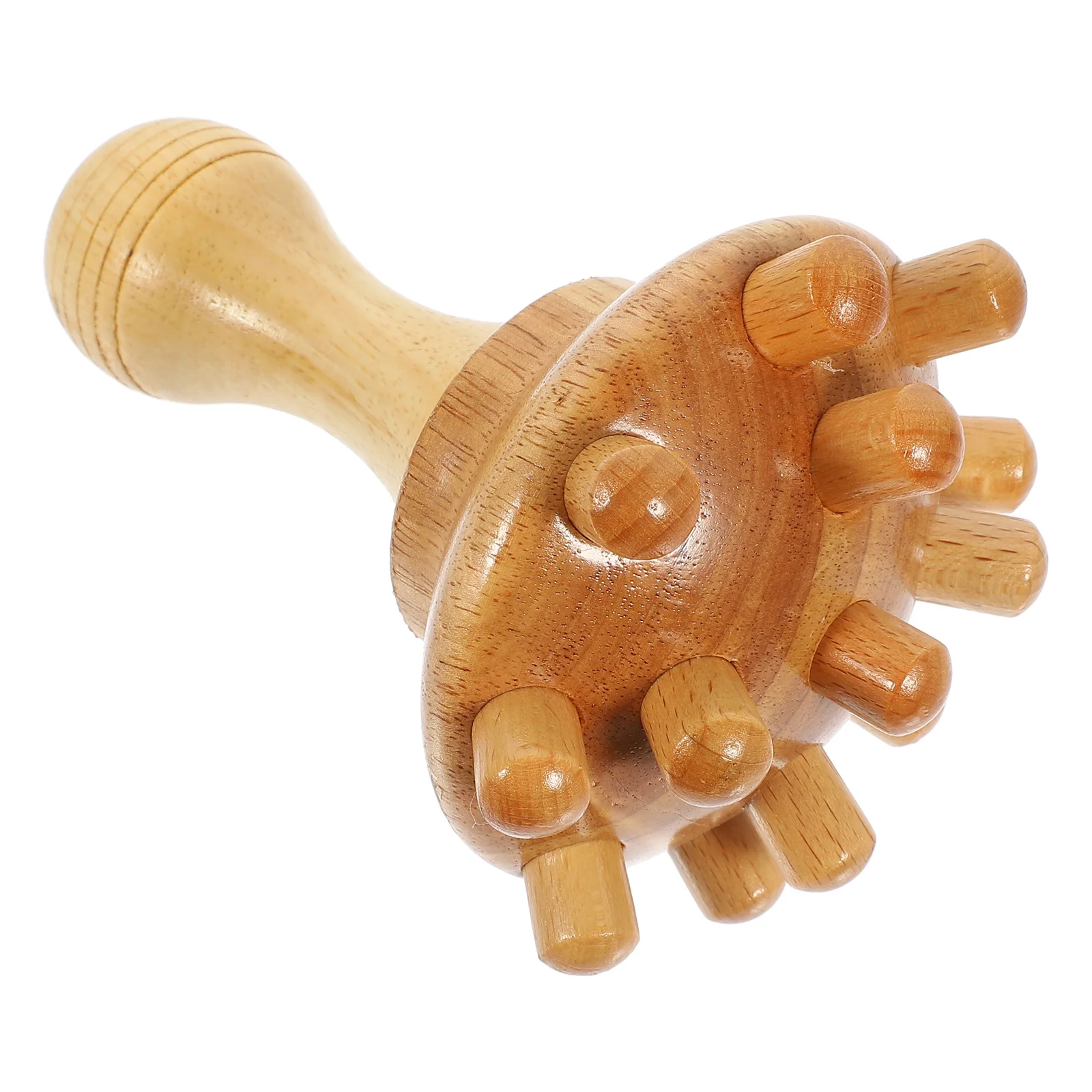 

Head Massager Wooden Handheld Scalp Massage Tool For Blood Circulation Relaxation Portable Wide Tooth Comb For Body