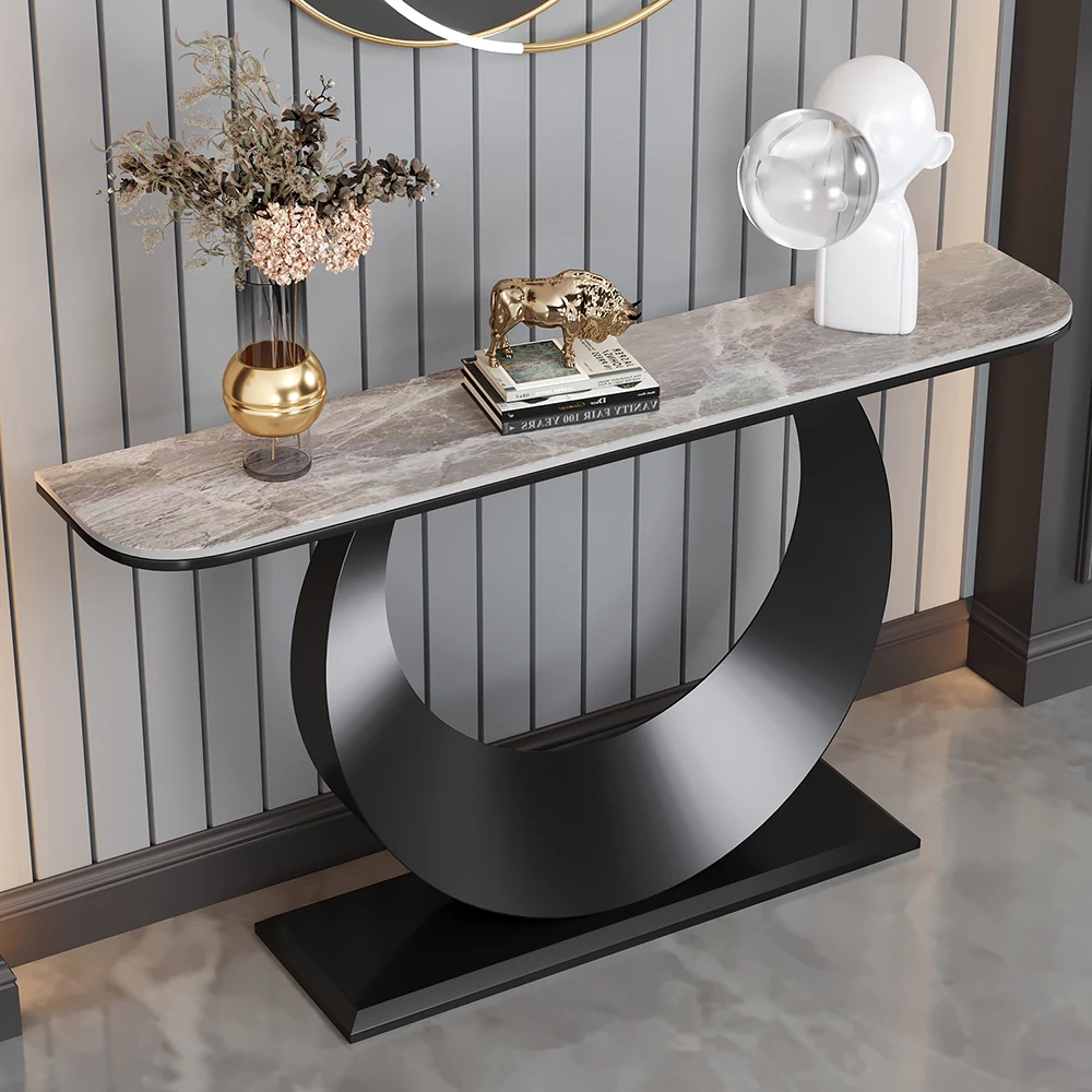 Design Simple Hallway Table Beauty Trendy Elegant Nordic Corner Table Delicacy Unique Tabel Console Hallway Table Furniture