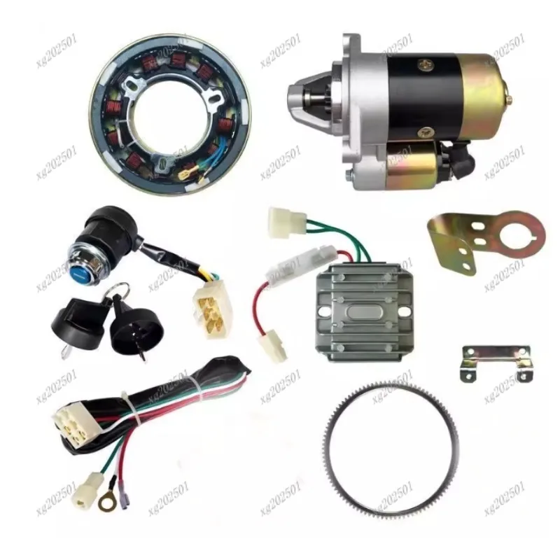 Micro-tillage Electromechanical Starter 173F/178F/180F/188F 186 Diesel Modified Motor Set