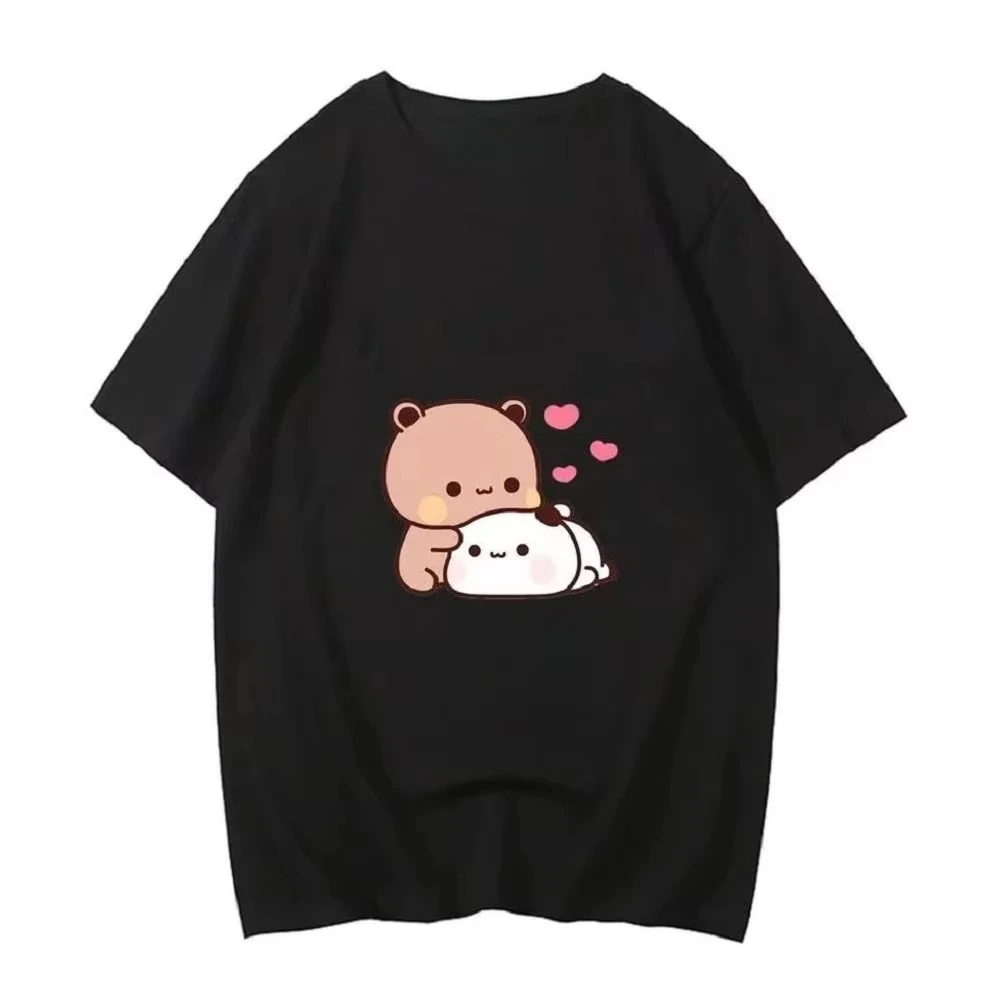Bubu Dudu Hohe Qualität EU Größe T Shirt Lustige Anime Männer Top Grafik Comic Manga Unisex Sommer Kleidung