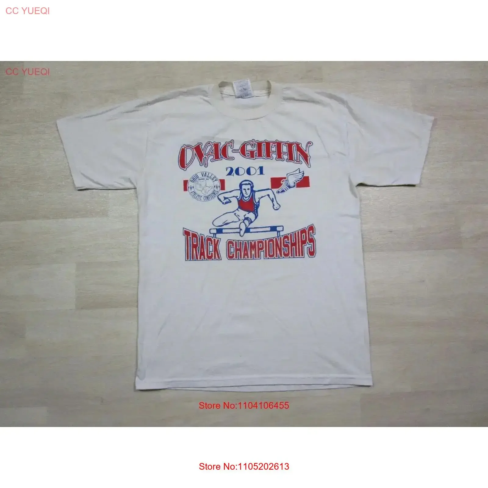 

Vintage OVAC Giffin Track Championships T Shirt M 2001 Y2K Ohio Valley Running vintage Washed Stylish designer clothes