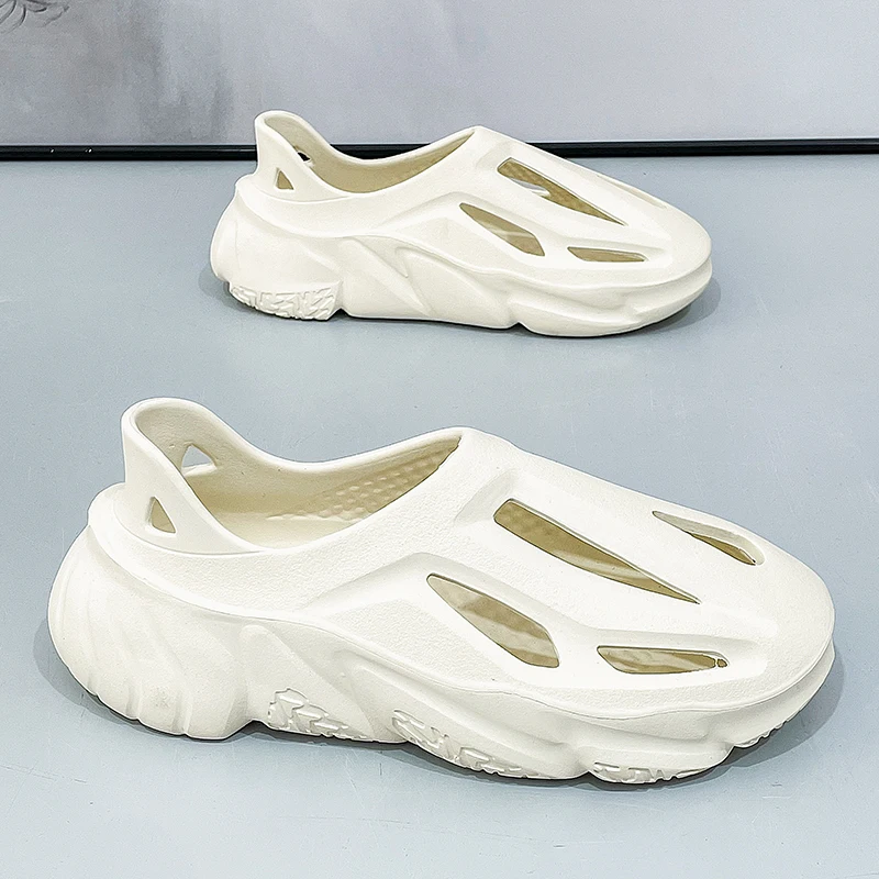 

2025New Comfortable Casual Summer Cool New Hole Shoes Hot Sale High-Quality Men's Slippers