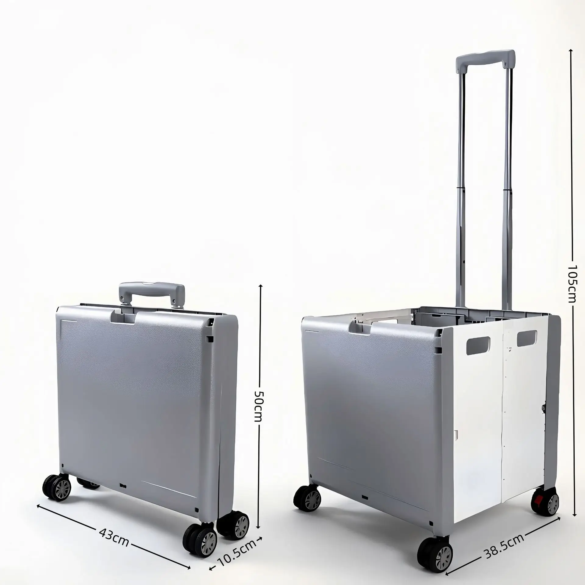 LH Folding Shopping Home Small Pull Cart Convenient Shopping Multifunctional Hand Pull Cart