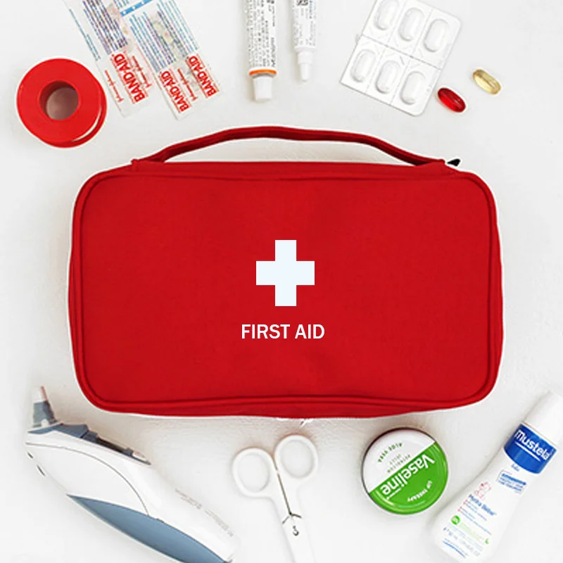 First Aid Kit Emergency Survival Bag Handbag Durable Trauma Bag Compact Rescue Tote Bag Portable Medicine Storage Bag view 5
