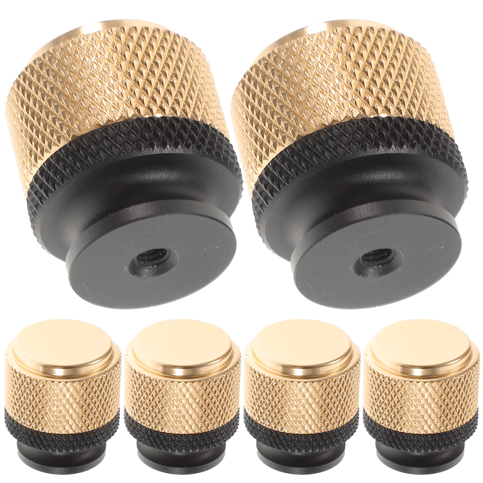 

6pcs Handles Modern Cabinet Knobs Hardware Dresser Pulls Furniture Decor Cabinet Knobs Zinc Alloy