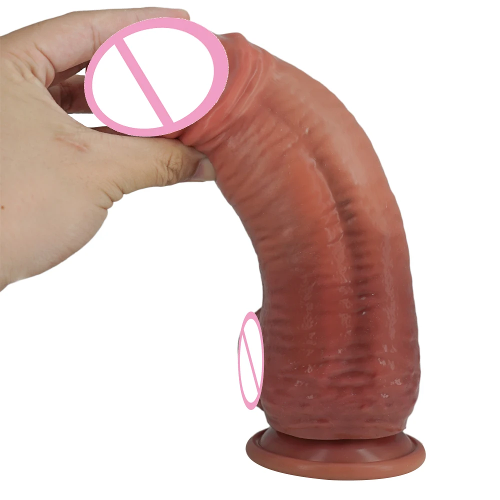 Dildo Super Huge Real Skin Silicone Big Realistic Dildo Suction Cup Dildos Male Penis Dick Sex Toys For Women Female Masturbator