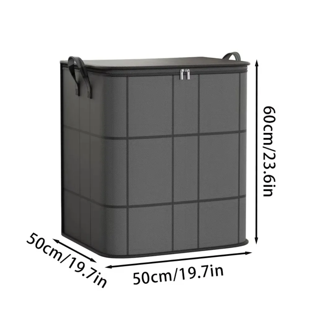 Foldable Clothes Storage Bins Clothes Organizer Large Capacity Wardrobe Sorting Storage Bucket with Durable Handle Waterproof