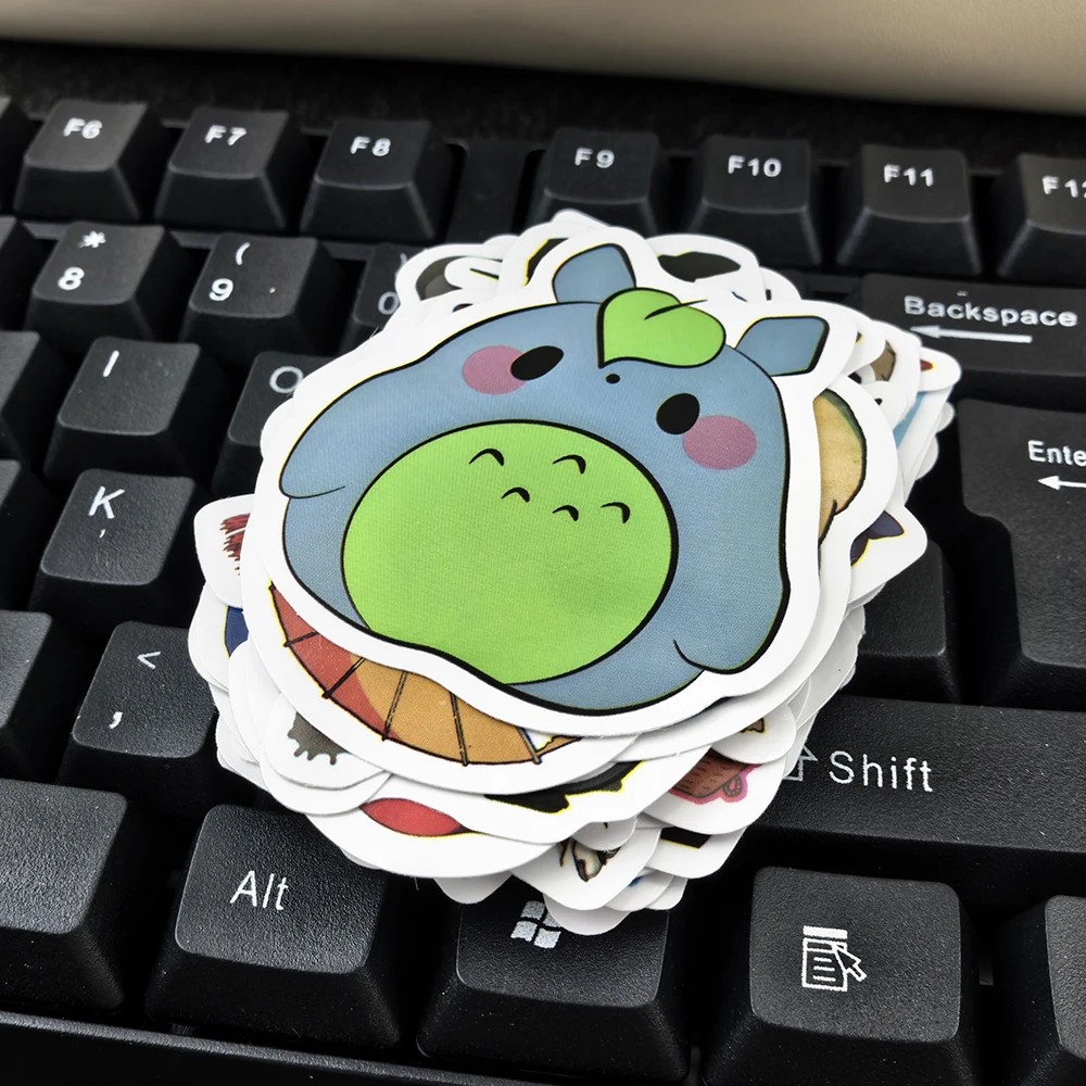 50Pcs Cartoon Anime Stickers Waterproof Vinyl Decals For Laptop Phone Water Bottle Luggage Skateboard Notebook Decor Gift For Ki