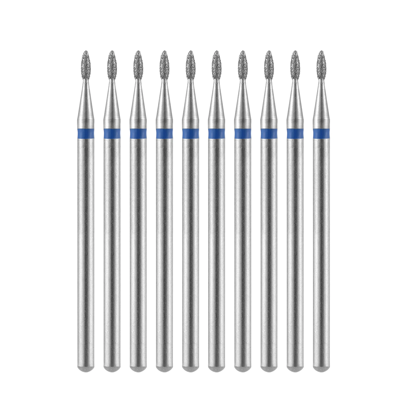 10pc cutícula bit para broca de unhas profissional conjuntos de brocas de polimento diamante fresa manicure acessório
