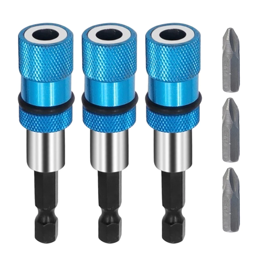 

Биты отвертки с шестигранным хвостовиком, синий взрывозащищенный удлинитель, магнитный, многофункциональный, нескользящий, из нержавеющей стали