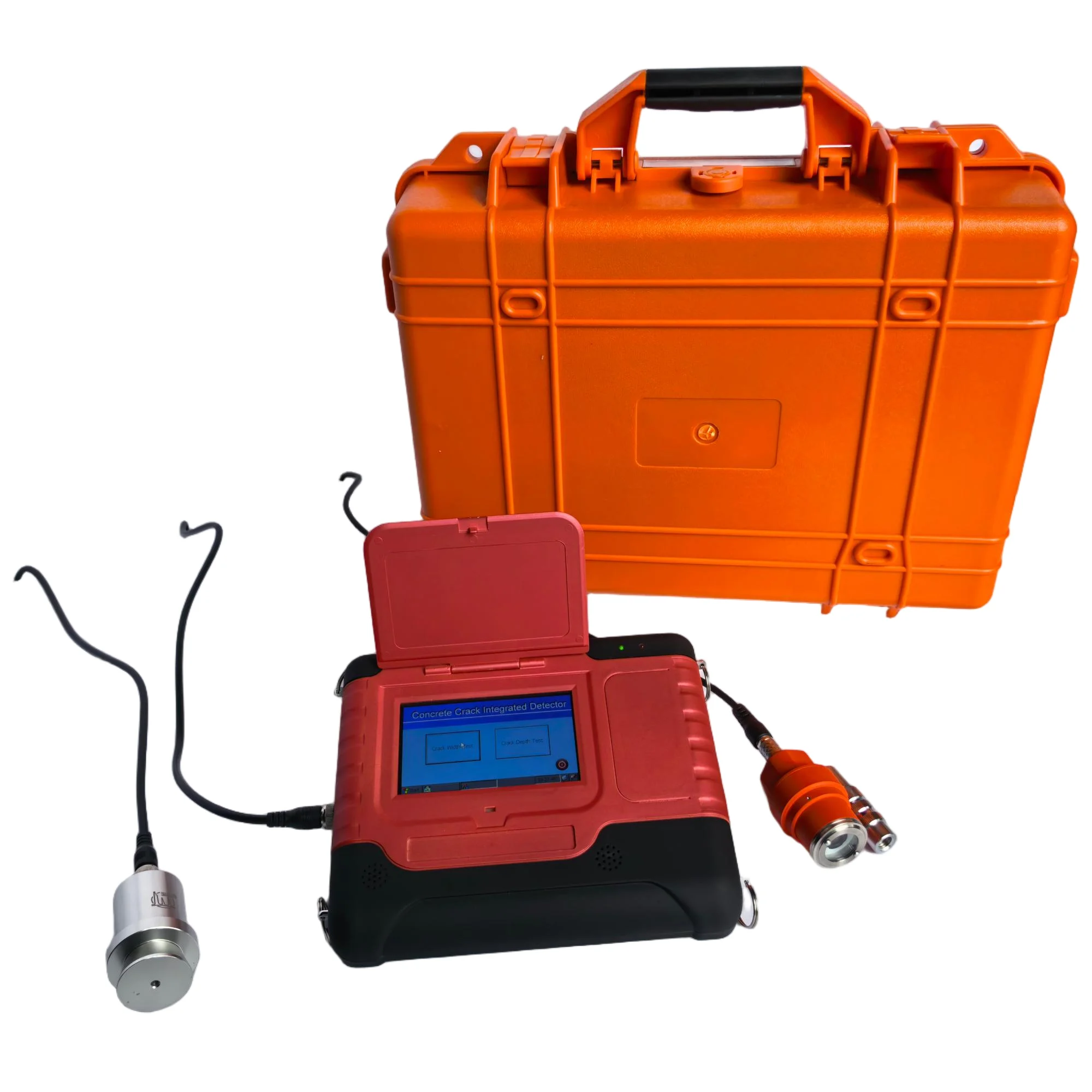 Smart Digital Concrete Crack Depth Width Integrated Detector With LED Screen And Amplification Probe