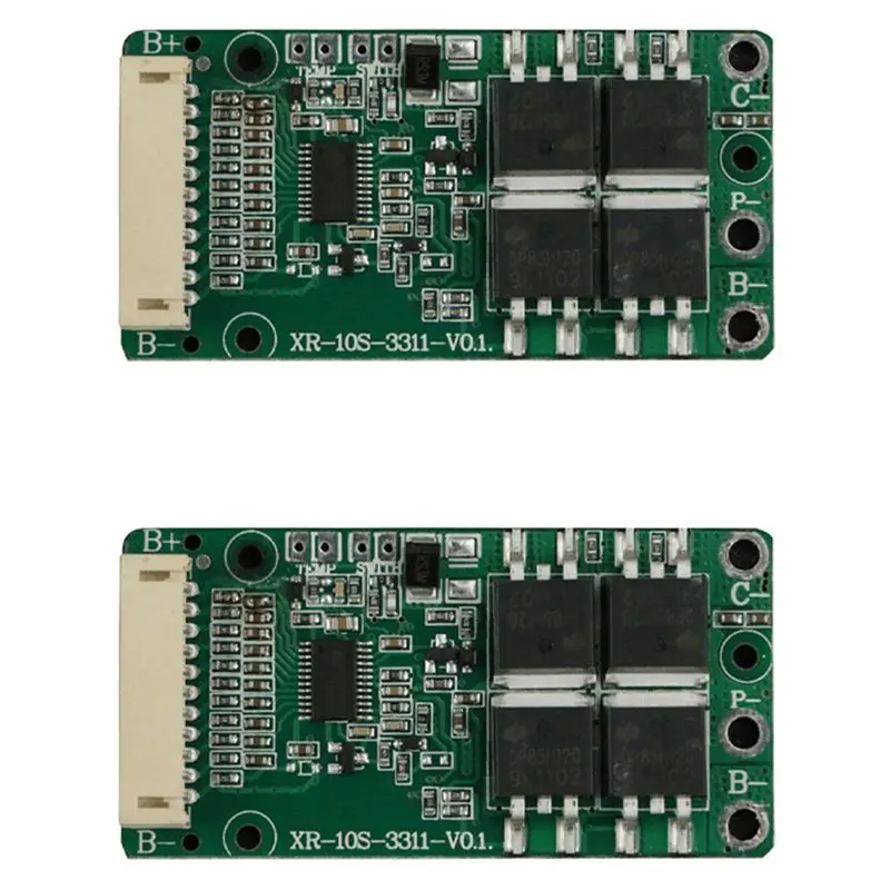 AA08-2X BMS 10S 36V 15A 18650 Li- Lithium Battery Charge Protection Board PCB PCM Common Port For Escooter E-Bike Charging