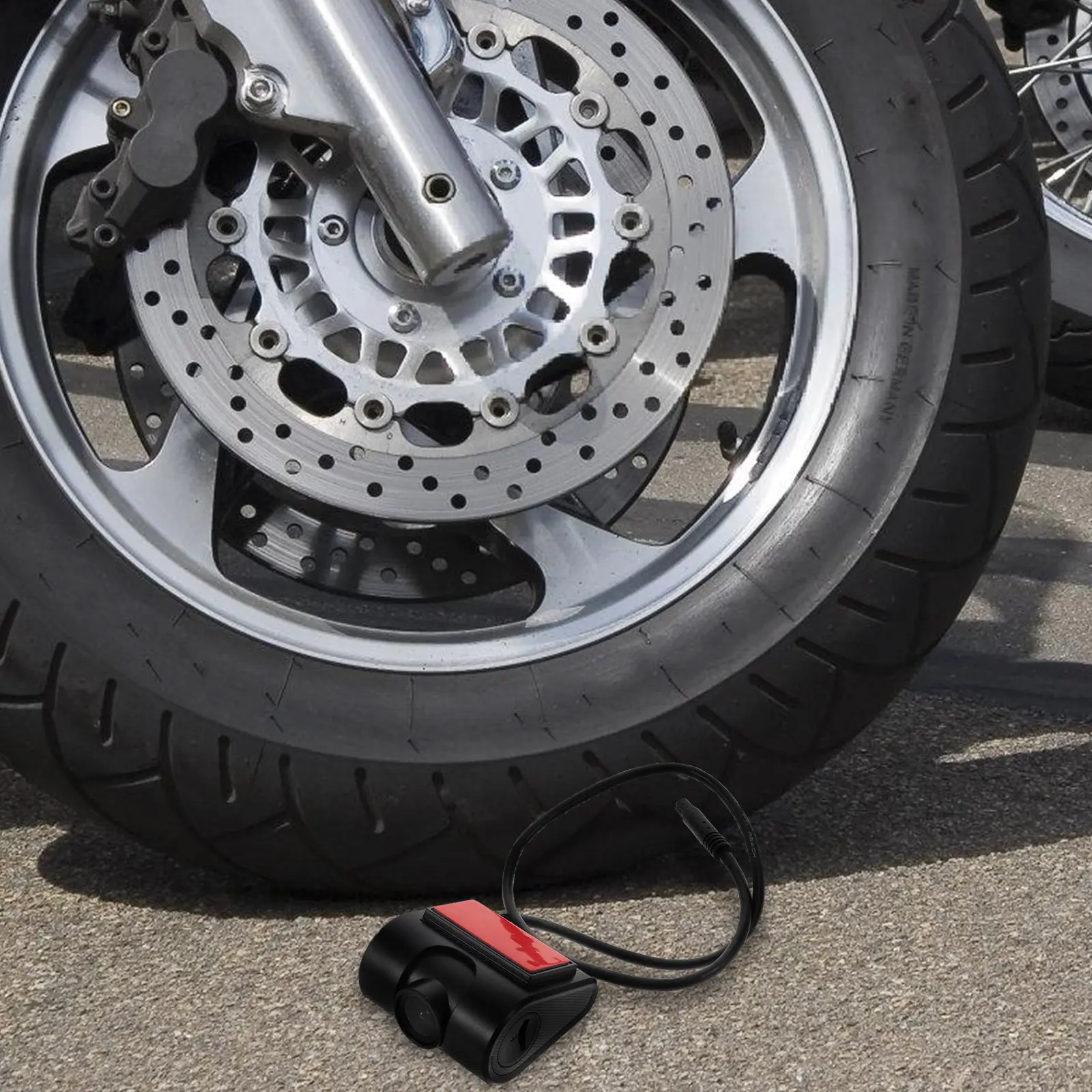 Motorcycle Dash Cam Large Screen Adas Electronic Dog Real Time Alerts Road Hazard Warnings Journey Recording Night Vision Safety