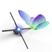 Wifi 73cm Large Best Outdoor Advertising Machine LED Holographic 3D Display Fan Hologram Projector
