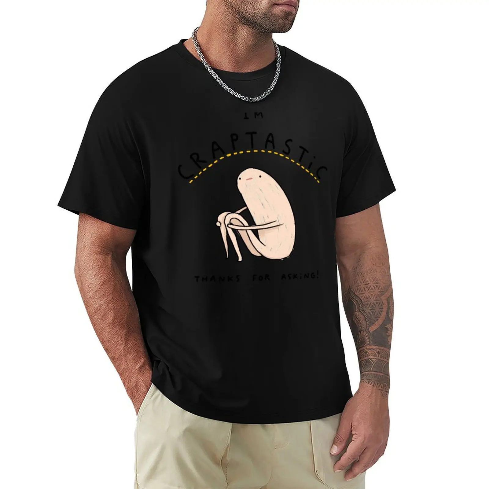 

Honest Blob - Craptastic T-Shirt tops quick-drying sweat workout shirts for men