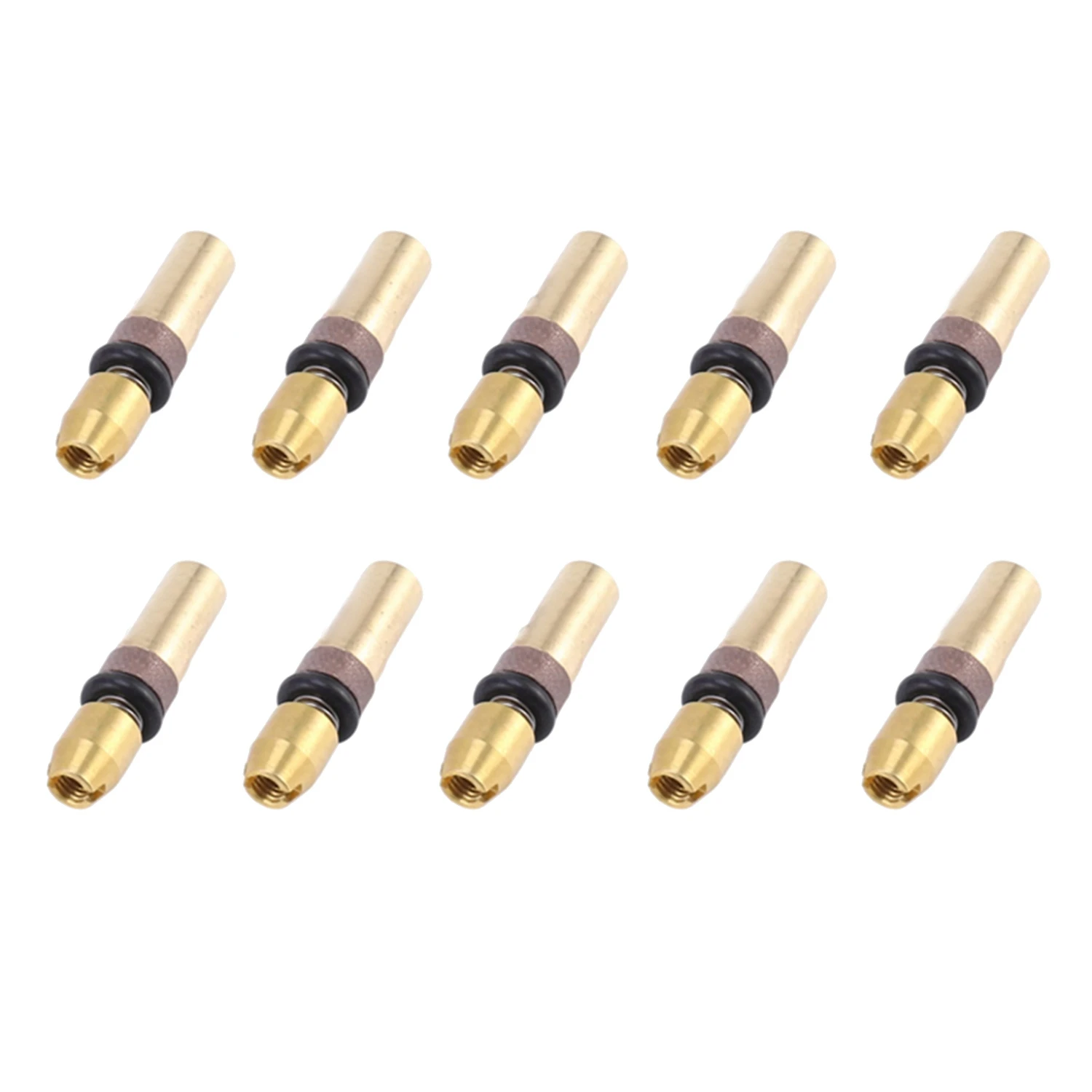 

10Pcs Three-Stage Piston High-Pressure Copper for 6mm 30Mpa High-Pressure Pump Piston Parts