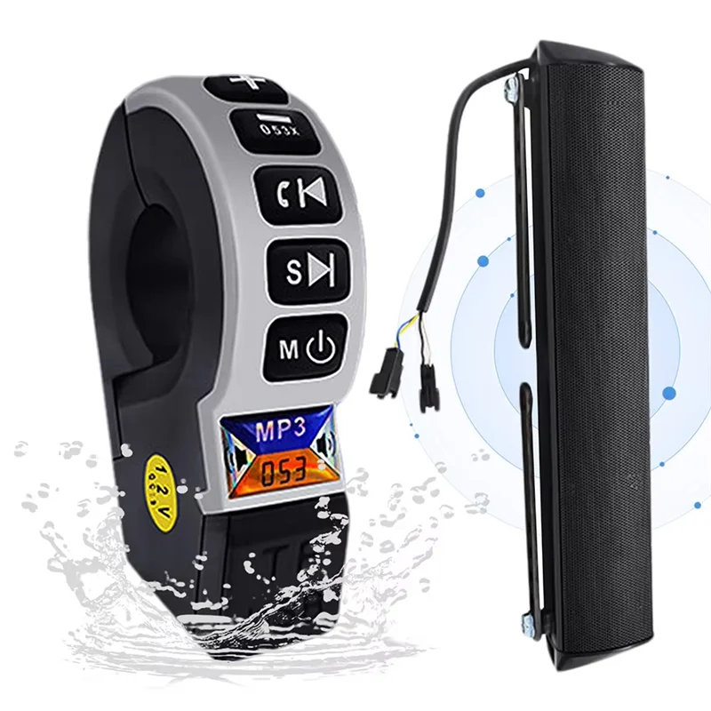

Waterproof Bluetooth-Compatible Motorcycle Speaker Motorcycle Speaker MP3 Music Player Motorcycle Stereo Speaker