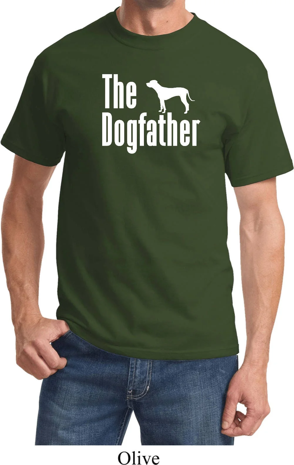 The Dog Father White Print T Shirt Wdf Pc61