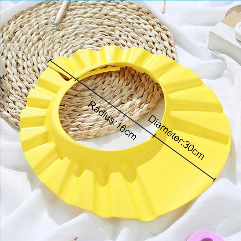 Baby Shower Cap With Ear Protection – Waterproof Silicone Bath Visor For Infants & Toddlers, Splash-Proof Hair Washing Shield