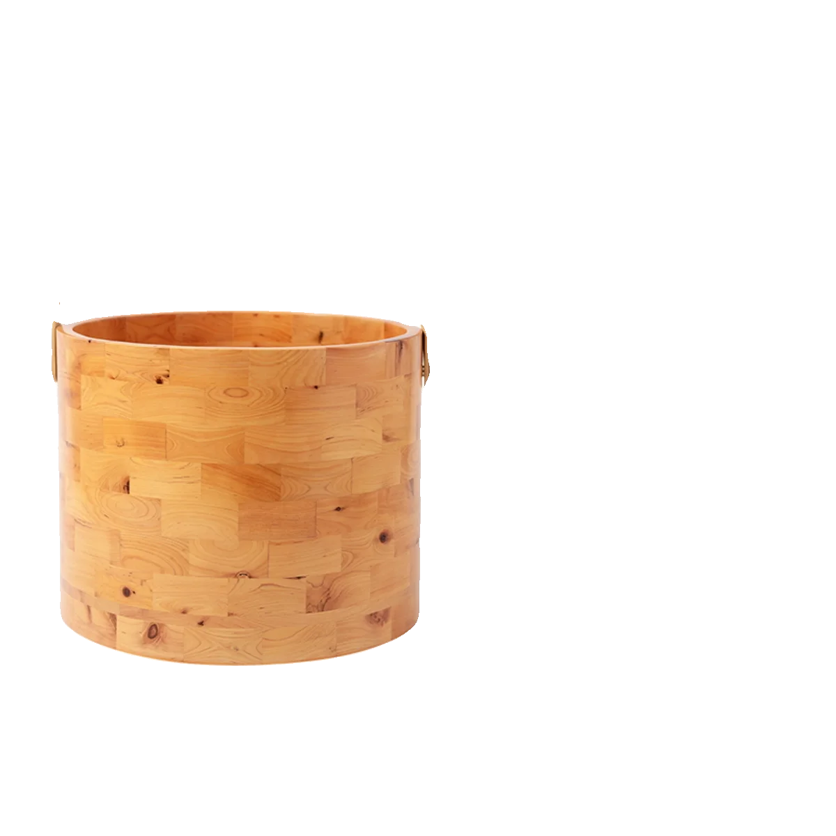 Pure cypress foot bath bucket, oak foot bath bucket, basin, solid wood wooden bucket, calf wooden household