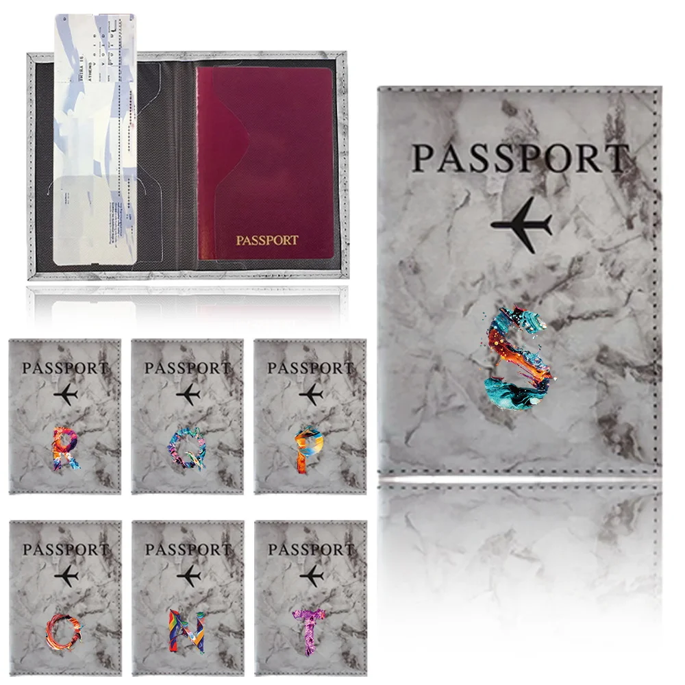 

Passport Storage Bag Paint Series Fashion Wallet Business Travel Accessories Unisex Credit Card Passport Storage Bags