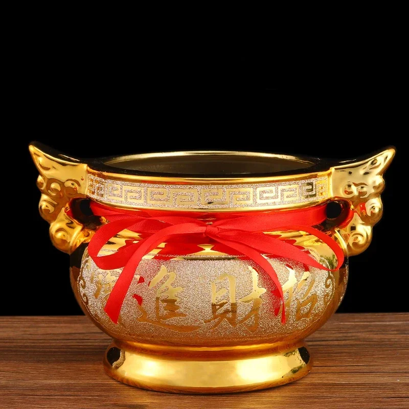 1 Pc Ceramics Aromatherapy Stove Buddhist Tools and Supplies Home Decoration Pray for Auspiciousness Ensuring Safety Offering