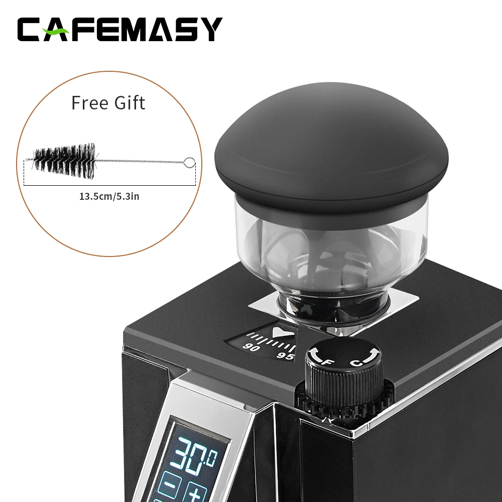 

CAFEMASY Mushroon Shaped Coffee Grinder Single Dose Hopper Coffee Grinder Bean Bin Blowing Cleaning Tools For Eureka Mignon