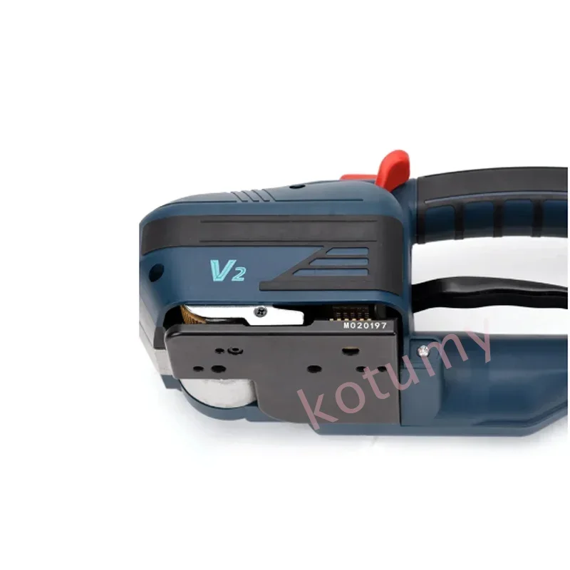 Hot sales Portable V2 Electric Strapping Machine 3200N Battery Powered Automatic Banding Package Tool For 13-16mm PET Belt