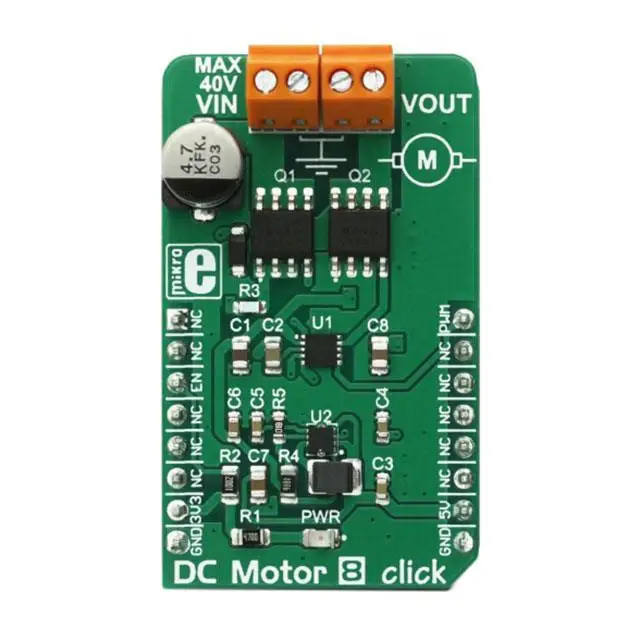 

New MIKROE-2893 DC MOTOR 8 CLICK