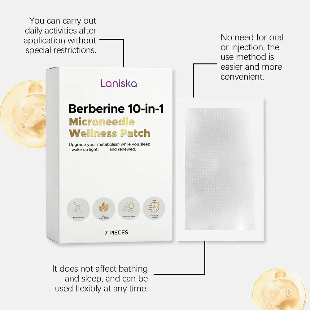 Plastic Body Care Patches Are Rich in Carnitine and Curcumin to Promote Metabolism and Tighten the Skin Body Patches
