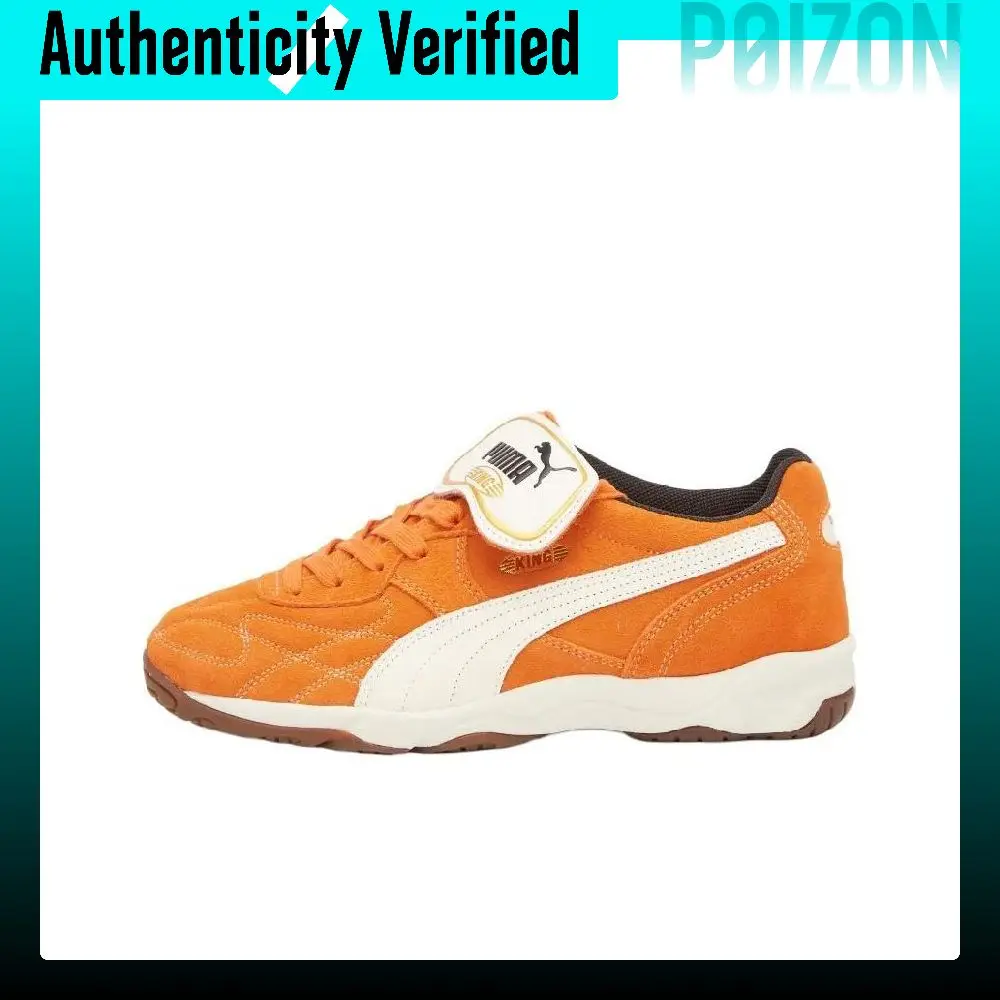 PUMA King Indoor Casual Shoes Men's Low Top Orange 401684-03