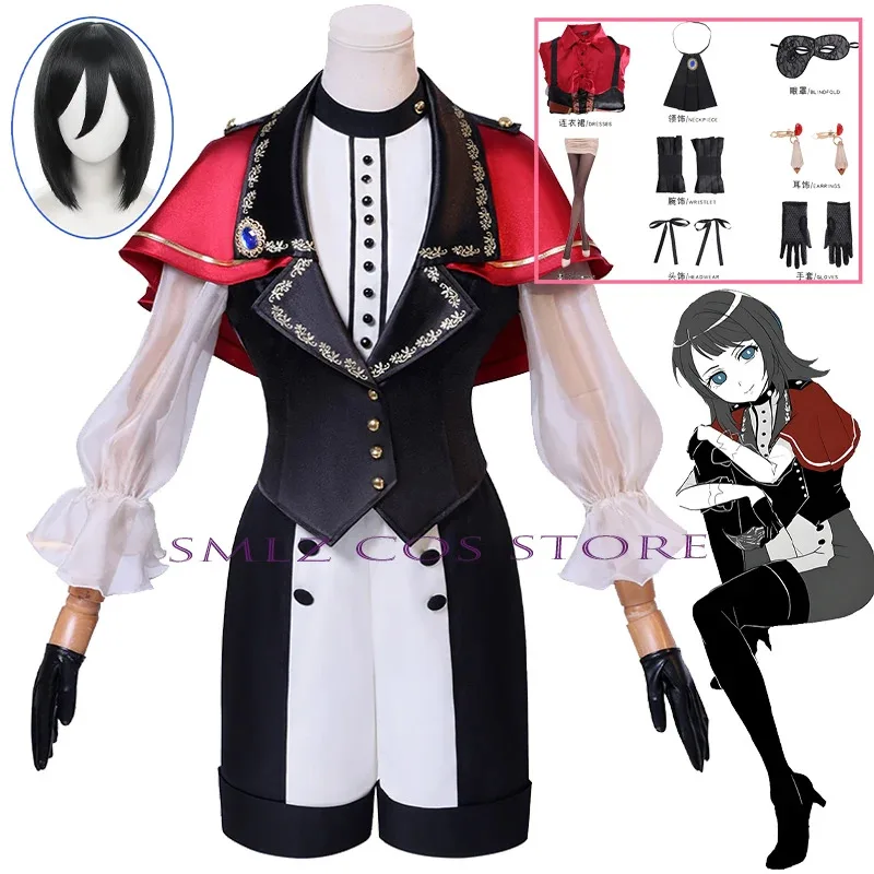 

BanG Dream cosplay team! Yaata umiri cosplay costume Ave Mujica masked uniform suit anime clothing party dress for girl