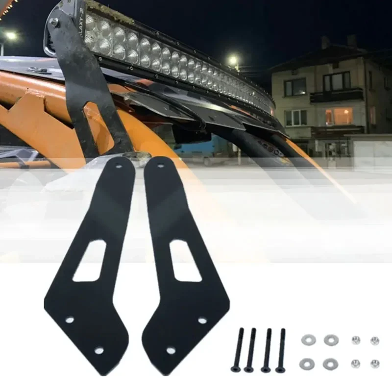 

UTV Accessories Mounts 50 Inch LED Light Bar Upper Roof Brackets For Can Am 2017- 2023 Maverick X3 And X3 Max All Models