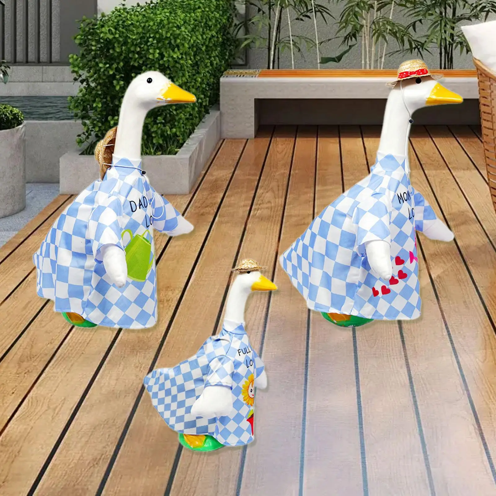 

Porch Goose Outfits Cute Garden Goose Costume for Porch Outdoor Farmhouse