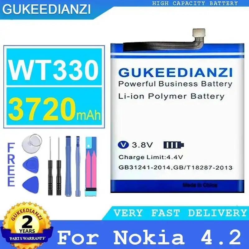 

Надежный аккумулятор для мобильного телефона Nokia 4.2, 3720 мАч, WT330