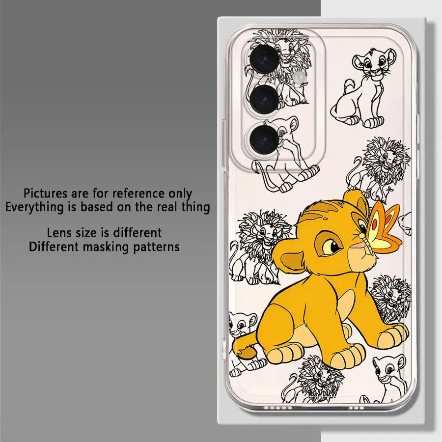ديزني الأسد الملك لينة غطاء الهاتف حقيبة لهاتف سامسونج غالاكسي A33 A14 A15 A55 A23 A56 A26 A24 A36 A13 A34 A35 A73 A54 A25 #5