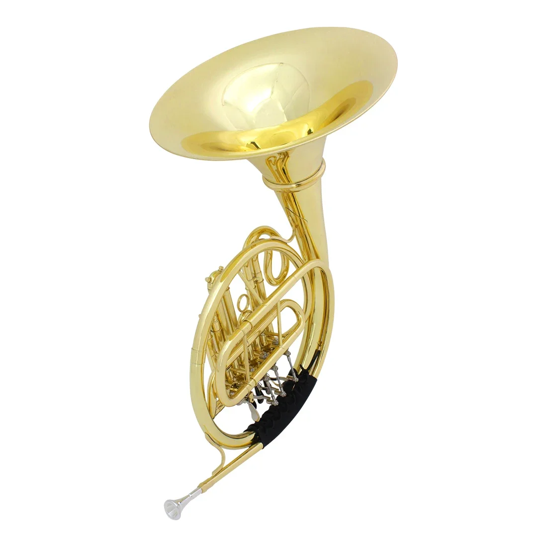 China SLADE Factory Wholesale Price OEM ODM Direct Double F Tone Yellow Brass Split 3 Or 4 Keys Golden French Horn