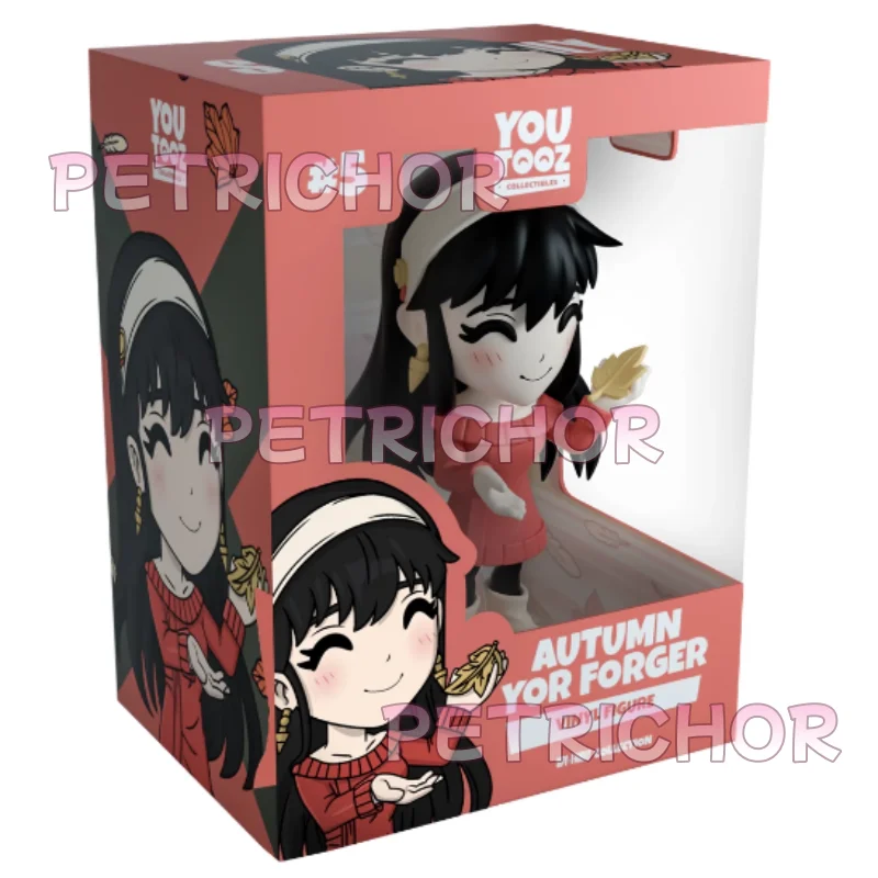 

In Stock Yotooz Spy×Family Anya And Yor Disguised In Autumn Action Figure Desk Decor Ornament Toy Gifts