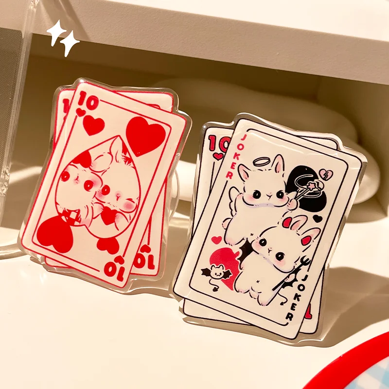 Korea Cute Poker Bracket Phone Grip Tok Bunny Griptok Holder For iPhone 14Pro Samsung Universal Accessories Rabbit Socket Holder