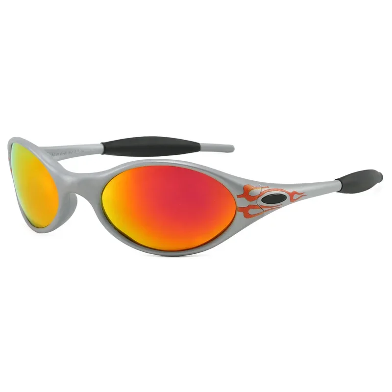 2026 Y2K Euro-Amerikanische polarisierte Sonnenbrille für Männer und Frauen, TR Retro Oval-Rundrahmen, Outdoor-Fahrrad- und Fahrsonnenbrille.
