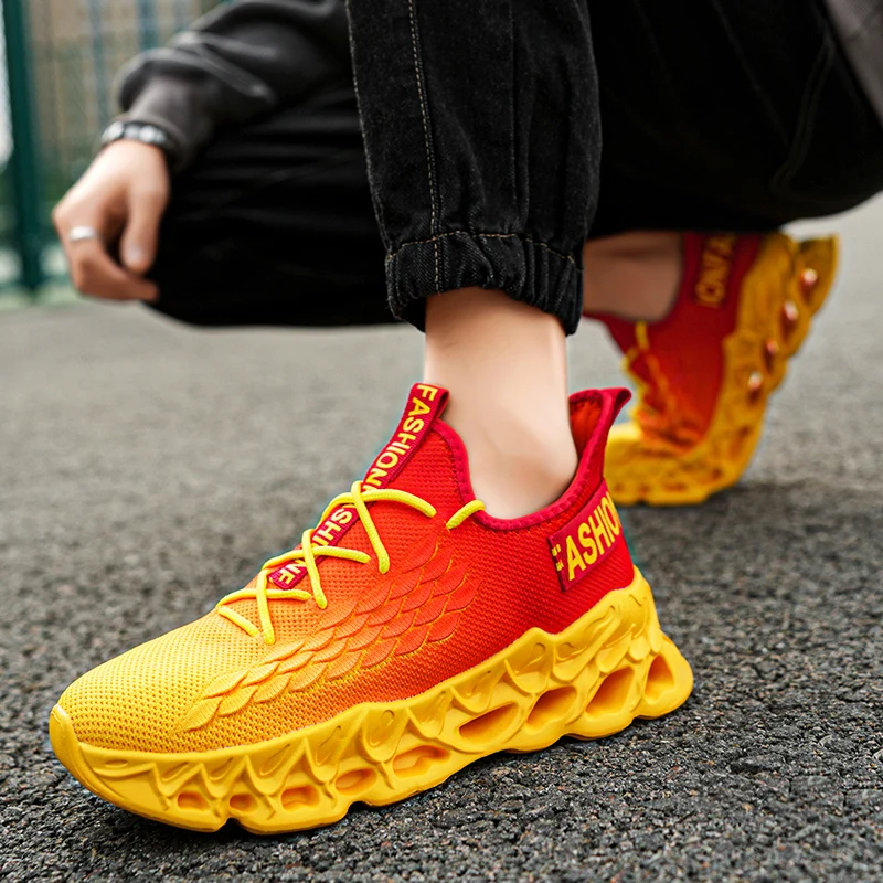 

MAEDEF Mens Running Shoes Lightweight Breathable Sneakers for Men Gym Jogging Athletic Training Shoes Comfortable Sports Shoes