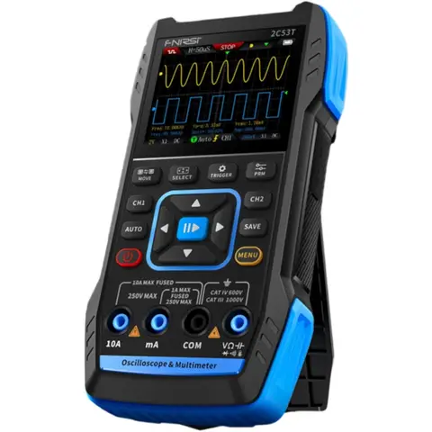 FNIRSI 2C23T 2C53T Upgrade 50MHz Handheld Digital Oscilloscope Multimeter Signal Generator  3 in 1 Dual Channel Automotive Tools