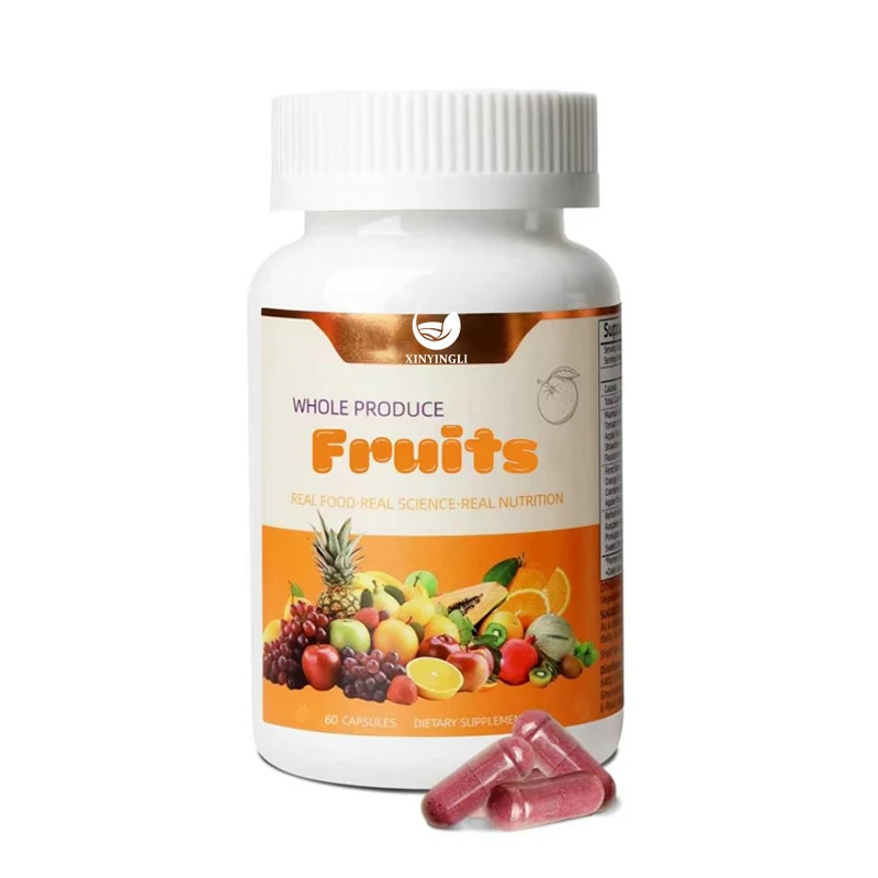 

Fruit - a nutritional supplement, a mixture of 20 natural whole fruits.All natural,fresh superfood-rich in vitamins and minerals
