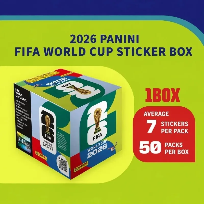 In Stock Panini 2026 FIFA Football Cup Sticker Pack Panini Soccer Card Panini Cards Soccer Memorabilia Collection Football Cards
