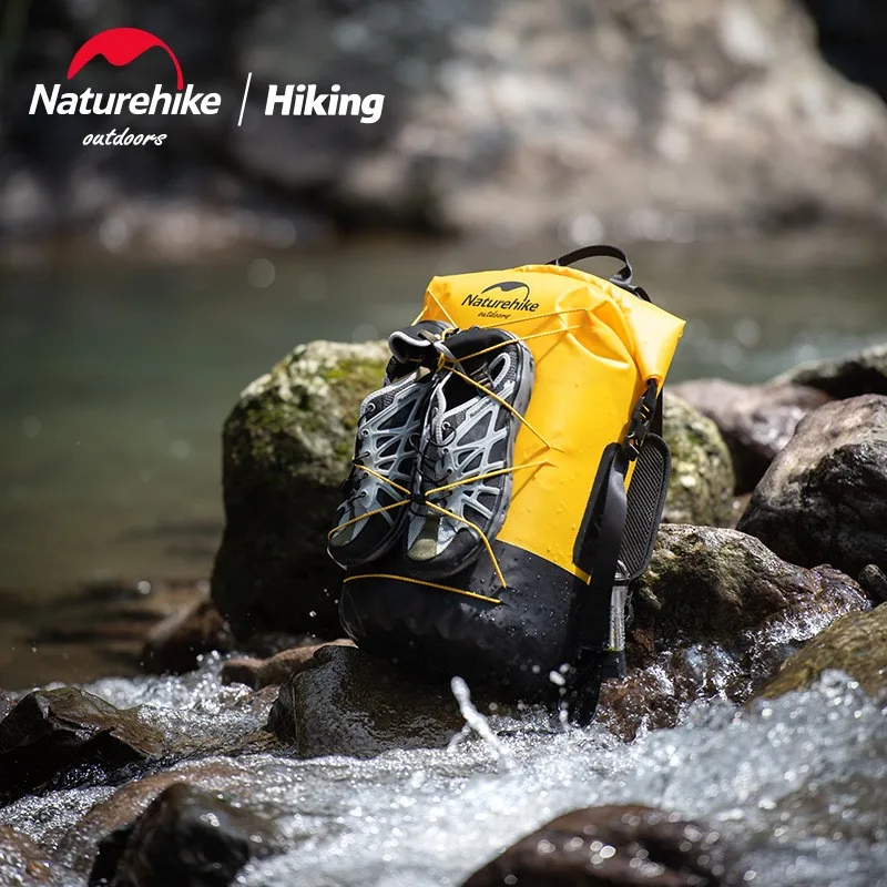 Naturehike 20L-40L TPU Dry Wet Separation Waterproof Bag Outdoor Swimming Sport Portable Travel Large Capacity Backpack
