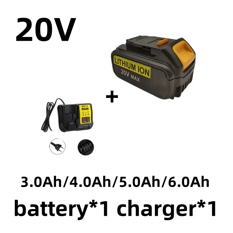 20V New 100% Original 3.0-6.0Ah Rechargeable Battery replaceable DCB205 DCB206 DCB204-2 Li-ion Rechargeable Power Tools Battery