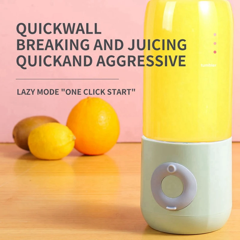 A68M-Portable Blender Electric USB Mixer Juicer Machine Mini Food Smoothie Handheld Personal Fruit Squeezer Juicer 500ML